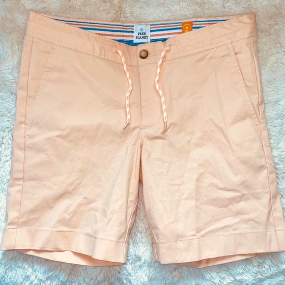 NWOT Free Planet Men's Peach Shorts - Picture 1 of 4